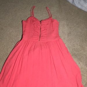 Soft orange/red dress